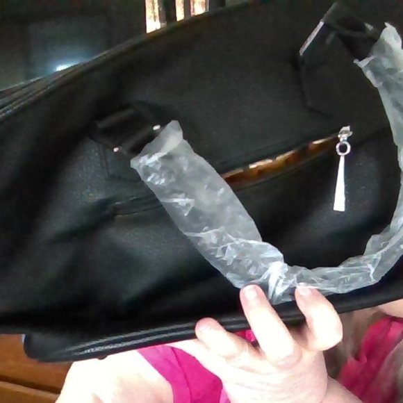 Bling Design Layered Shopper Tote - Picture 3 of 5